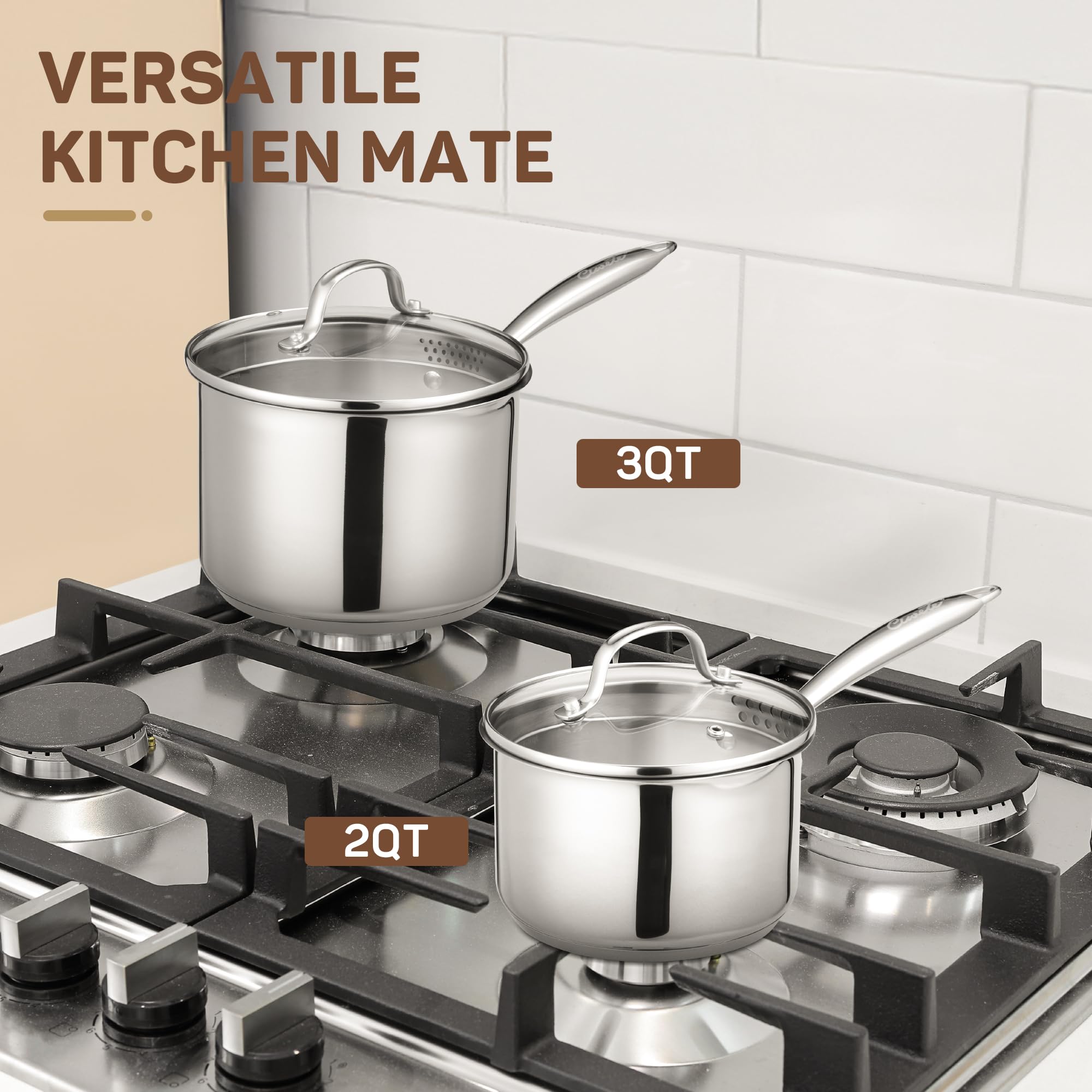 Ciwete sartén 2qt apta para todas las cocinas y lavable en lavavajillas