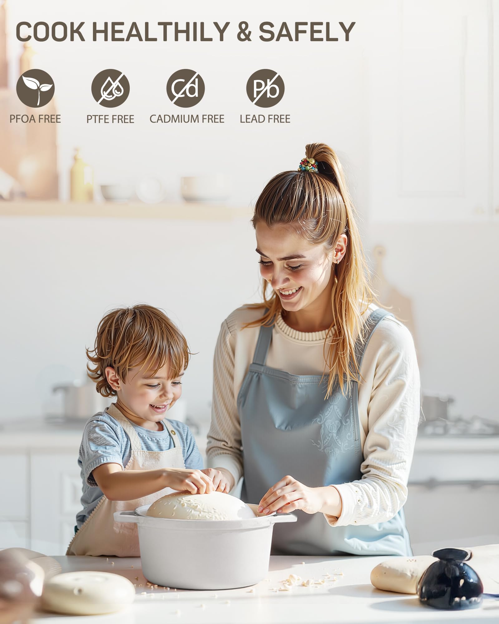 ciwete uso en horno y estufa, versátil para distintas recetas en casa.