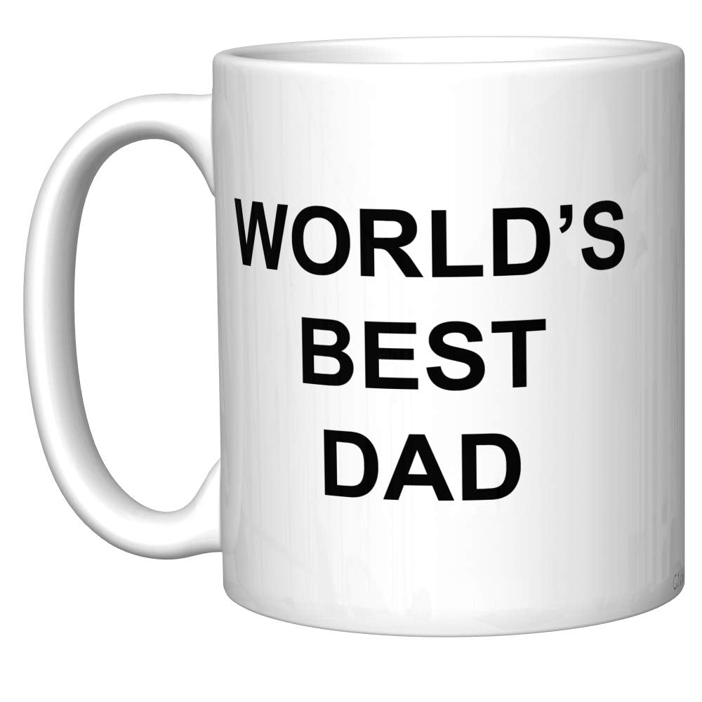 CJ Artisans taza con dedicatoria para papá en la parte trasera