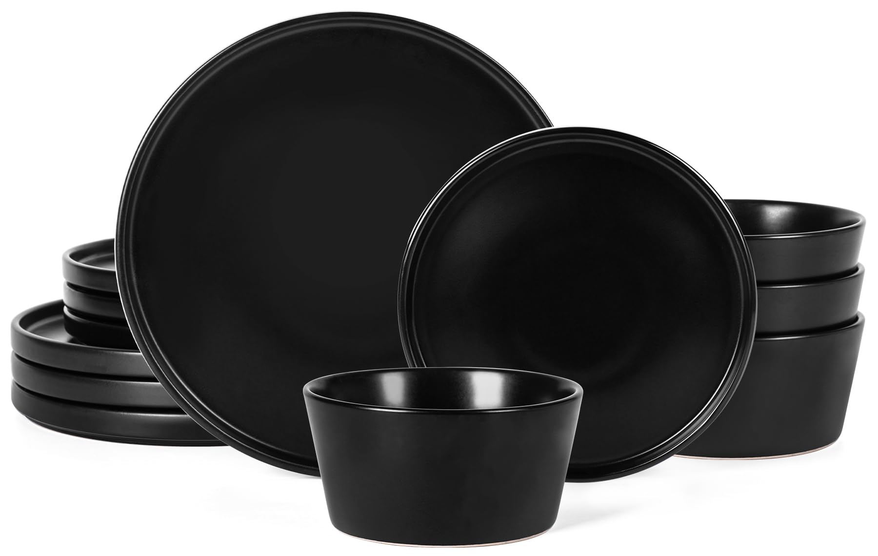 CJDC-QUELO: platos de cena de 10,25 pulgadas con acabado resistente y aptos para lavavajillas.
