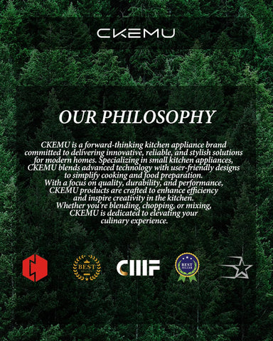 CKEMU licuadora con cuchillas desmontables para limpieza rápida