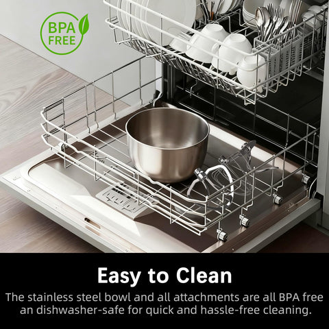 CKemu limpieza fácil con tazón y accesorios aptos para lavavajillas