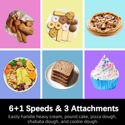 CKemu mezcladora con motor de 660W para masas densas