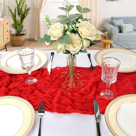 CKIKU caída suave para mesa, drapeado elegante