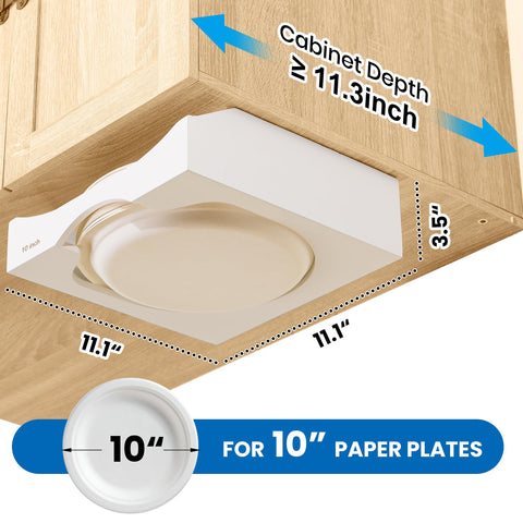 Montaje bajo mueble con adhesivo para evitar perforaciones