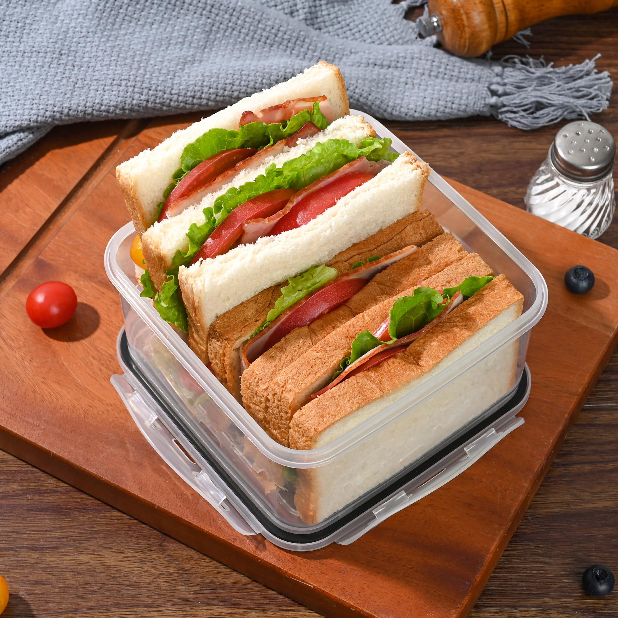 Tapas herméticas de clamder con sellado de silicona para evitar derrames
