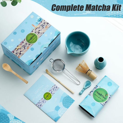 Clay&Fire batidor de matcha de bambú crea espuma cremosa sin amargor