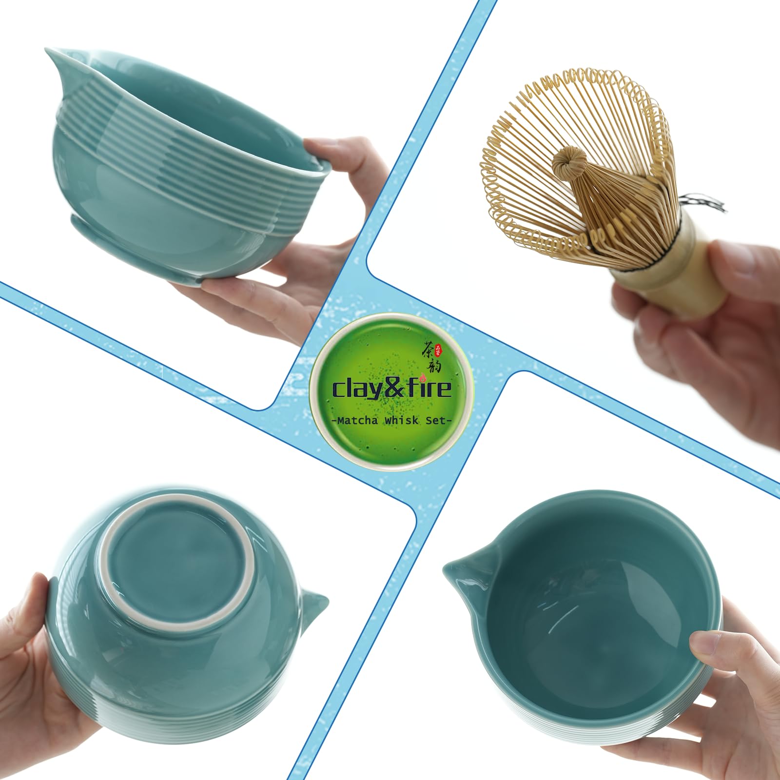 Clay&Fire tamiz de acero inoxidable refina la mezcla para textura suave