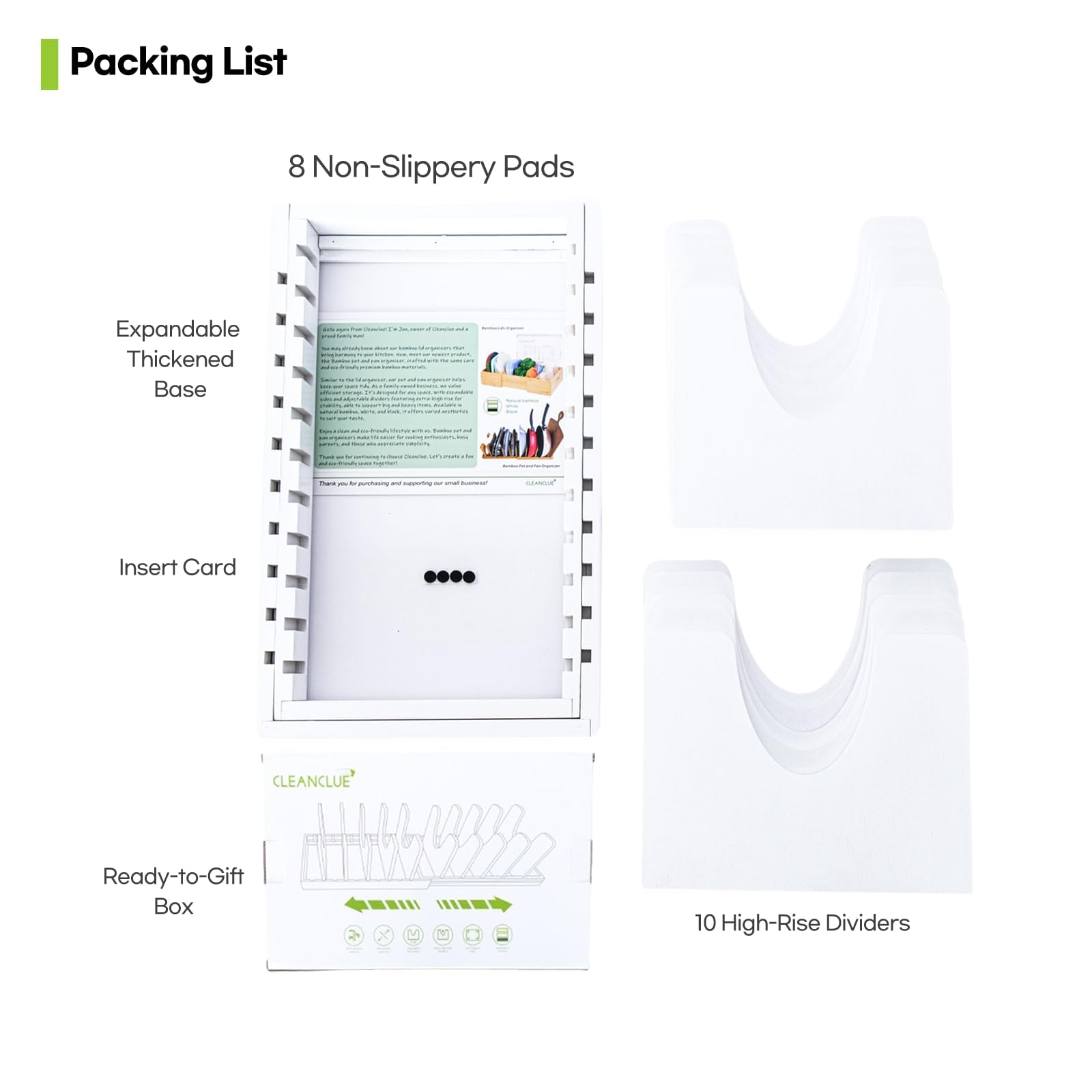 Regalo práctico CLEANCLUE para bodas, inauguraciones y días de casa.