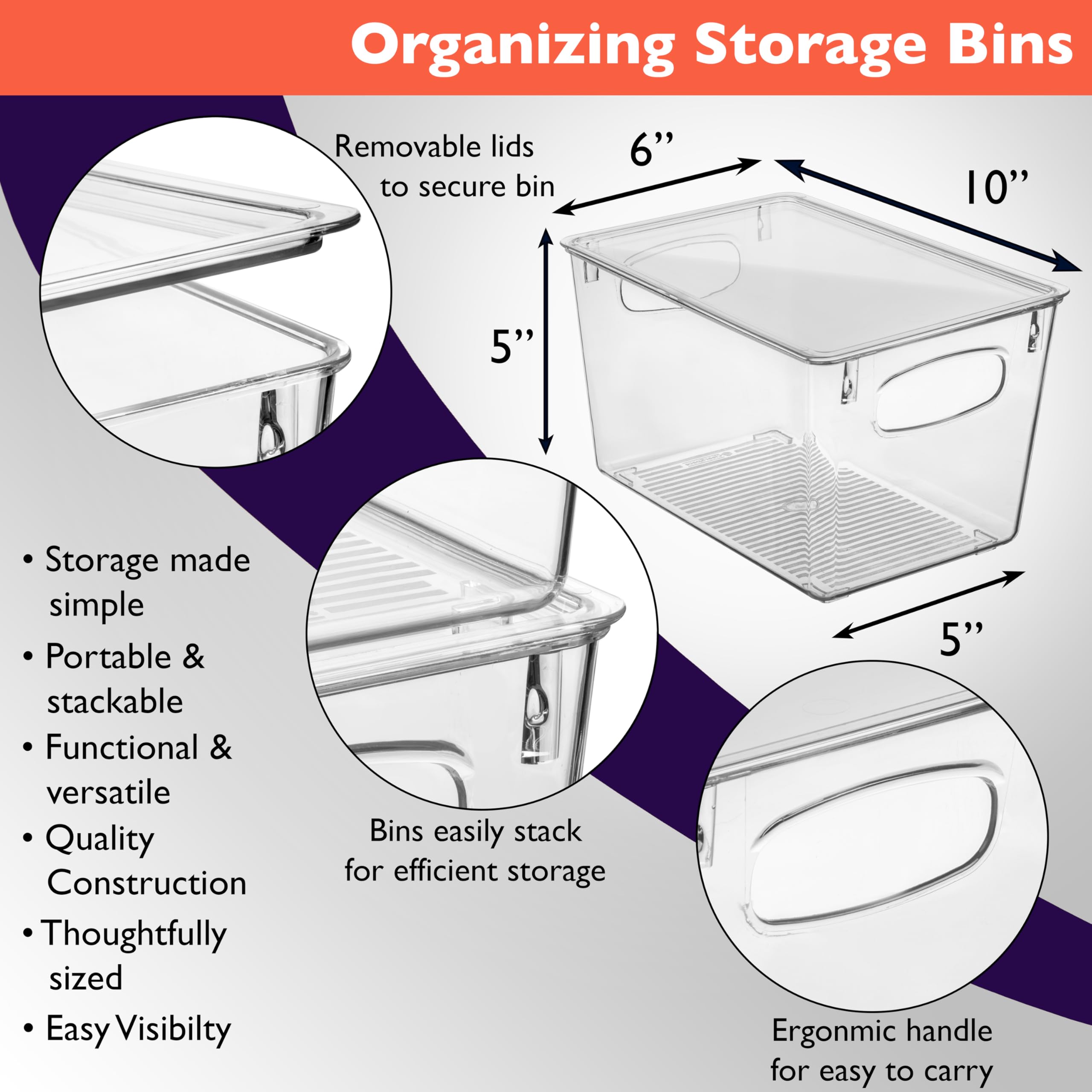 Cajas ClearSpace para cocina, organización rápida y eficiente.