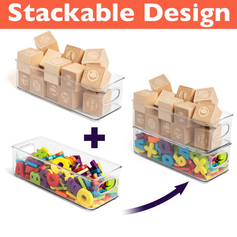 Uso en frigorífico CLEARSPACE para mantener bebidas y comida organizada.