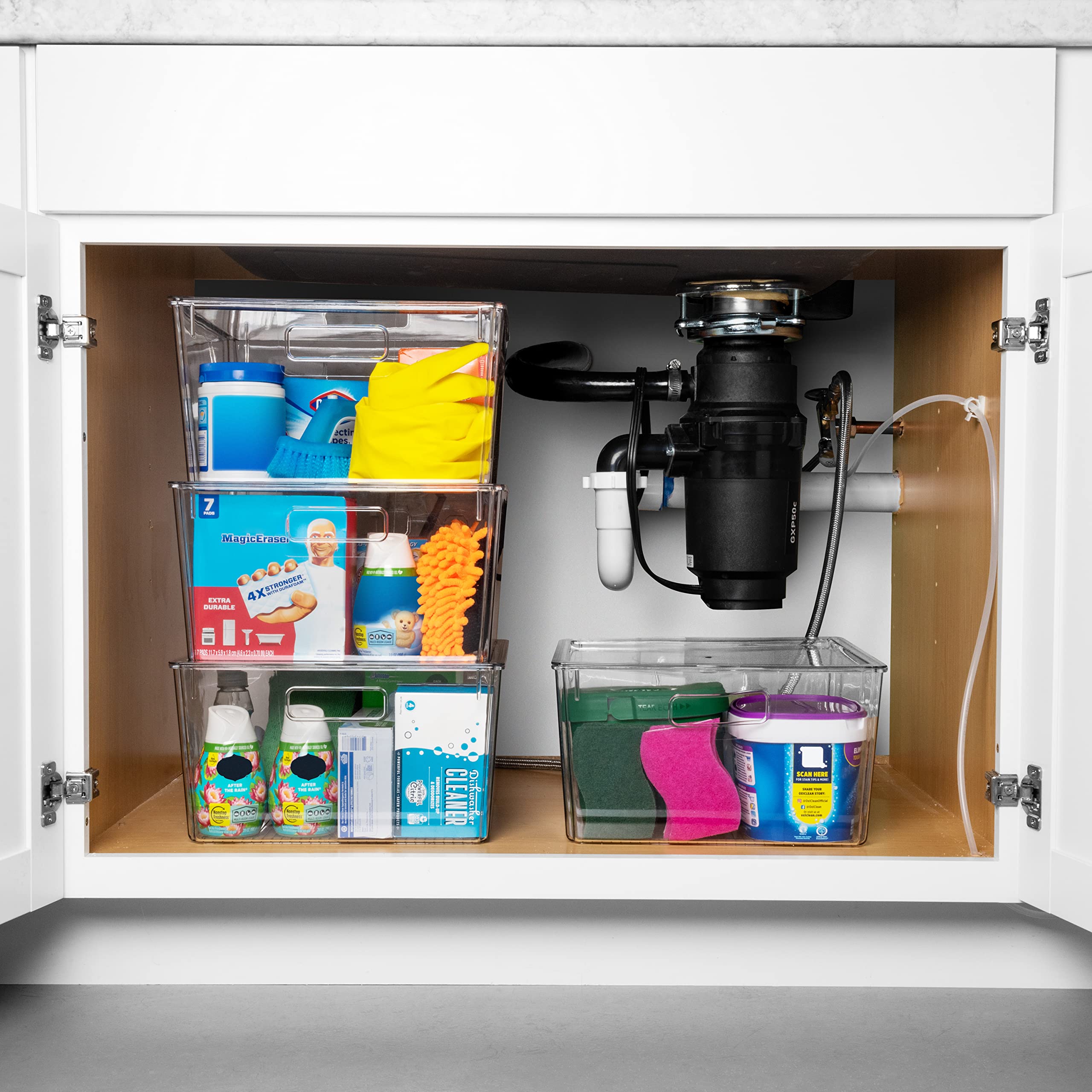 CLEARSPACE organizadores transparentes para nevera que facilitan la visibilidad de los alimentos