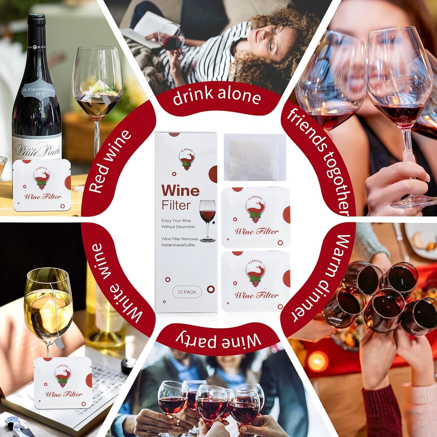 Clerona empaque regalo ideal para amantes del vino.