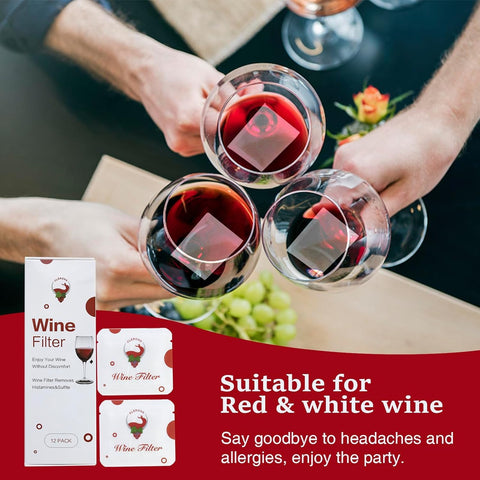 Clerona purificador de vino reduce histaminas sin cambiar el sabor.