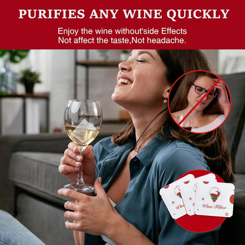 Clerona purificador de vino elimina sulfitos para una experiencia más suave.