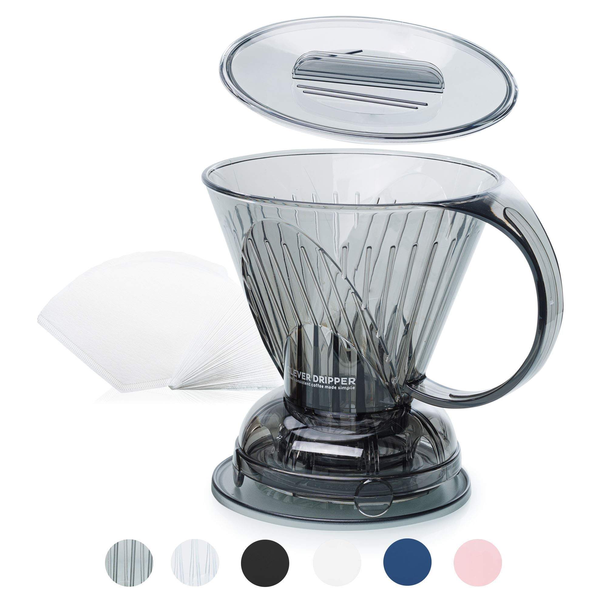 Clever filtro de inmersión 18oz Cloud para café suave.