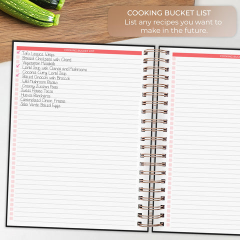 Clever Fox libro de recetas con glosario y tabla de medidas para cocinar con precisión