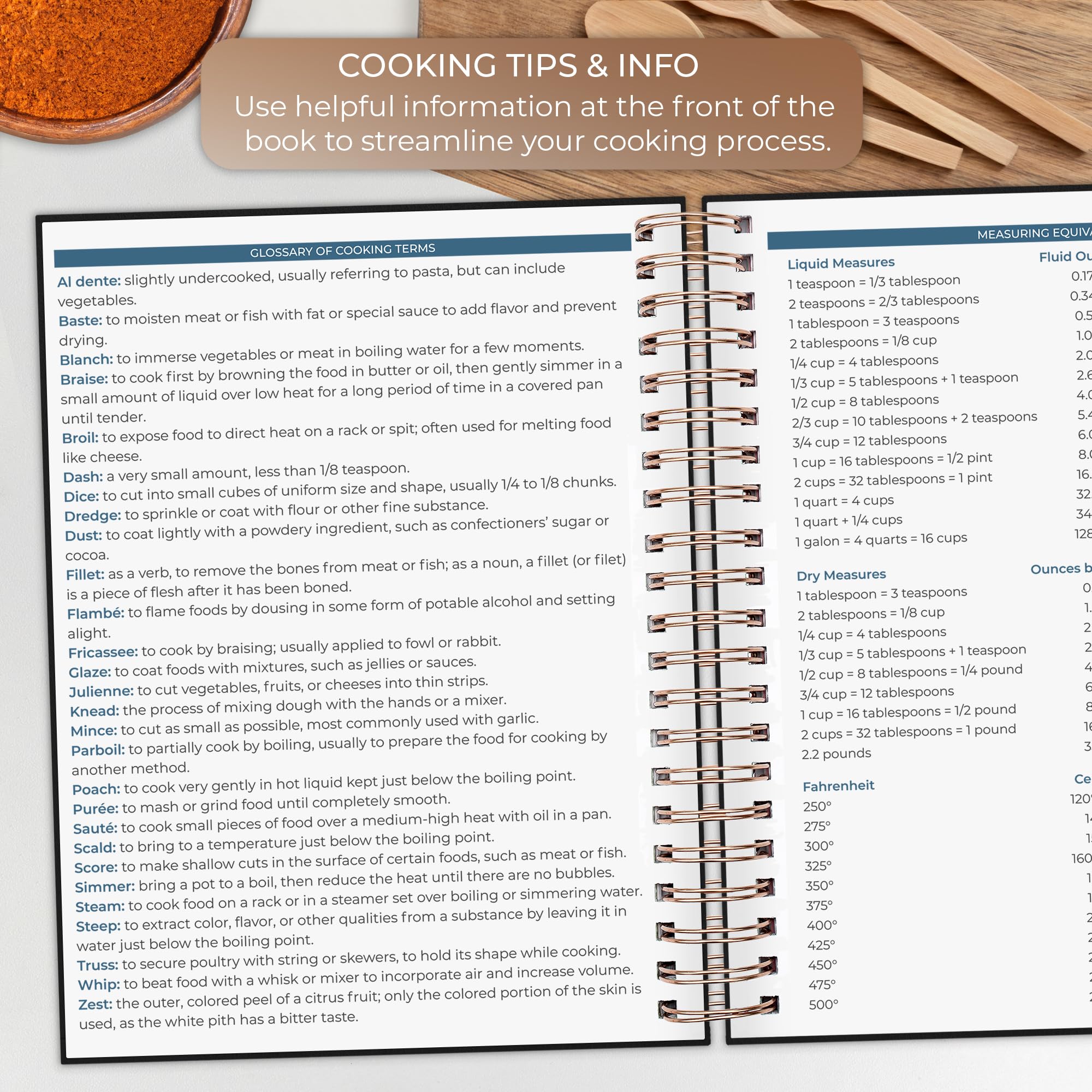 Clever Fox libro de recetas, regalo gourmet para amantes de la cocina y la familia