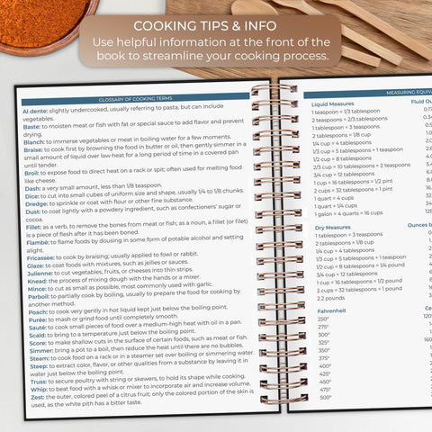 Clever Fox libro de recetas, regalo gourmet para amantes de la cocina y la familia
