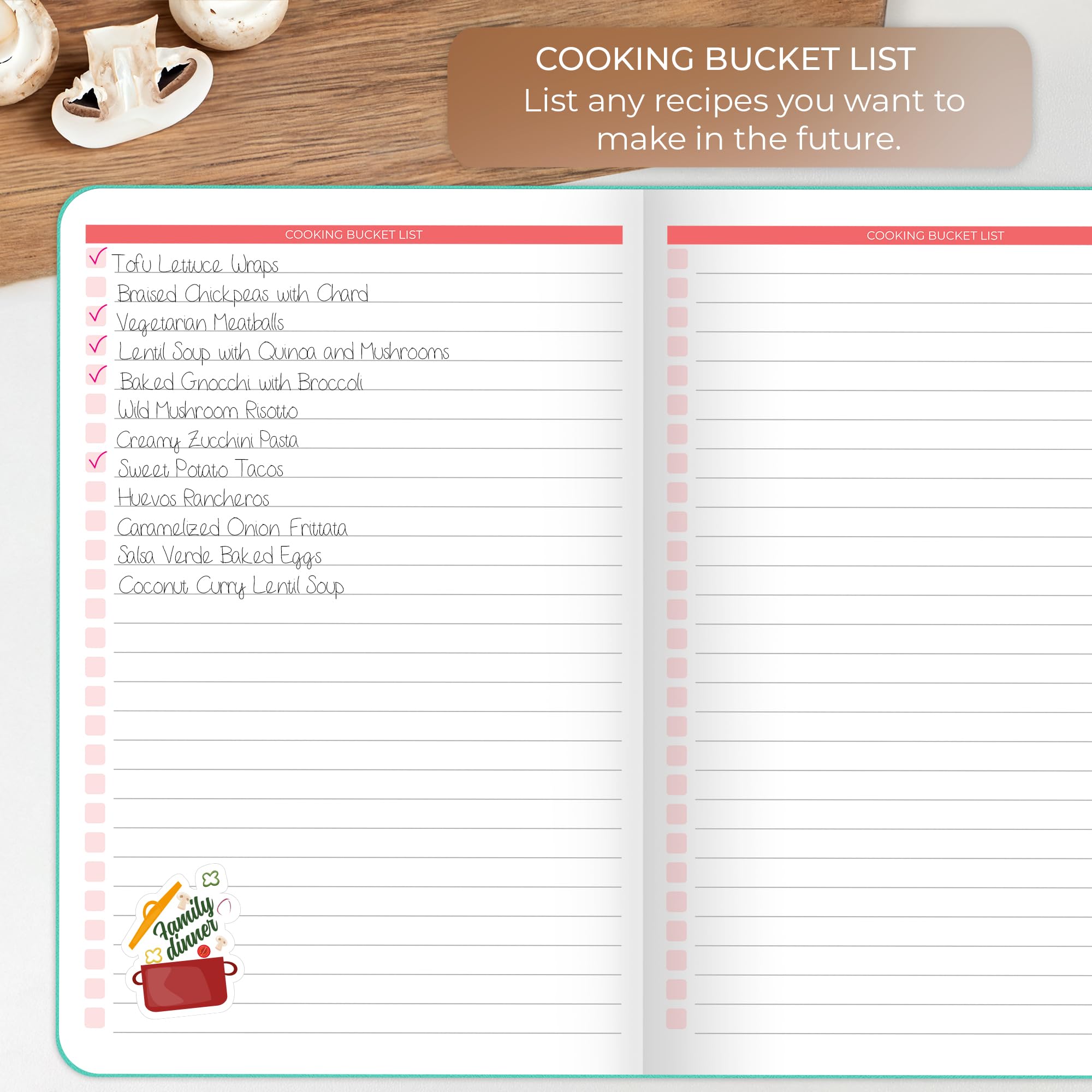 Clever Fox: pegatinas de cocina para personalizar tu cuaderno.