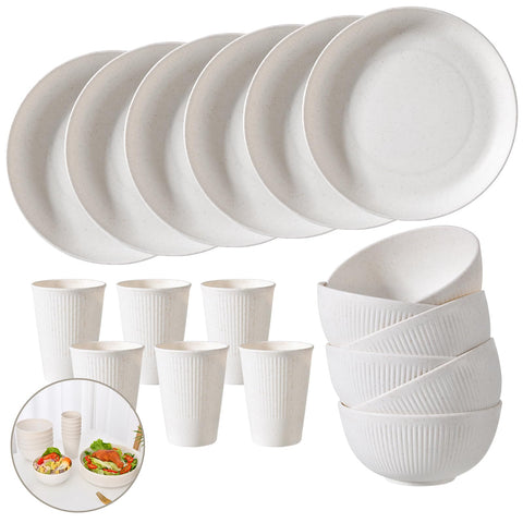 CLIFF’S KITCHEN vajilla trigo 6 personas, apta para comidas en familia.