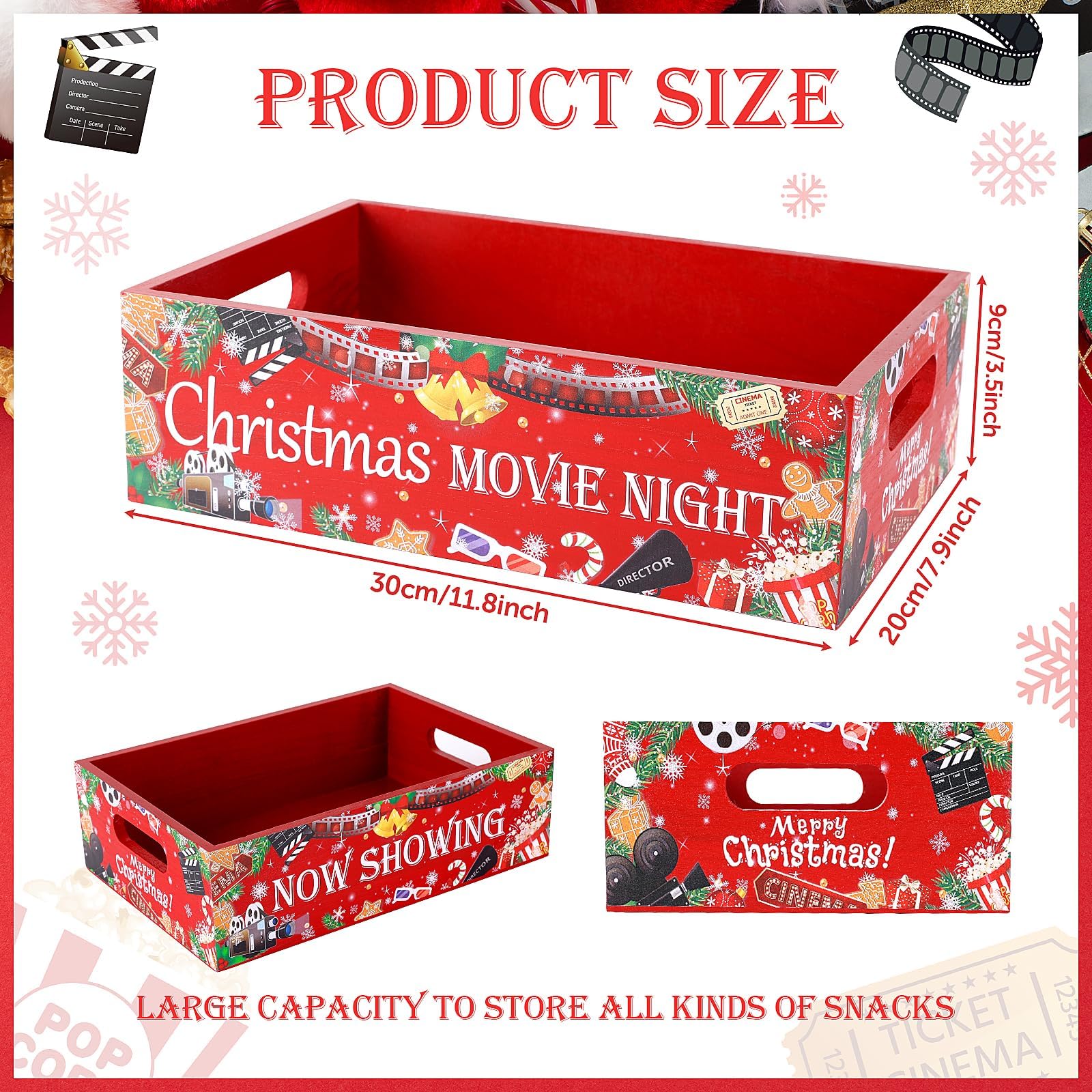clothmile organizador snack madera sala ideal para reuniones caseras