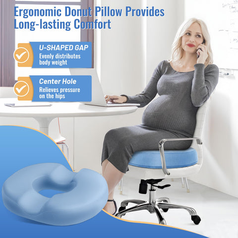 CloudBliss Almohadilla Donut con tejido transpirable para uso diario