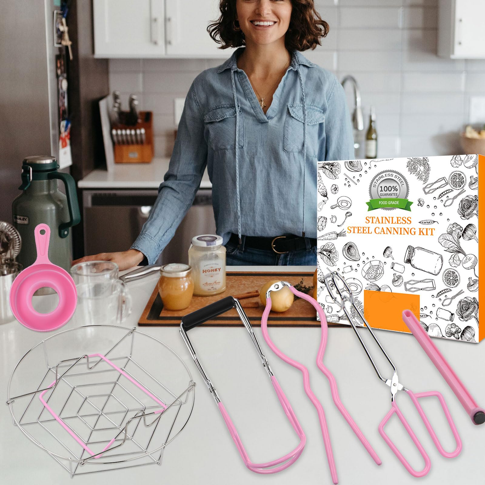 Clroursim etiquetas de enlatado: organización clara para conservar frutas y verduras.