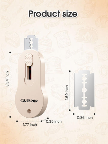 CLUEAPOP lama de pan patrón de corte para pan artesano.