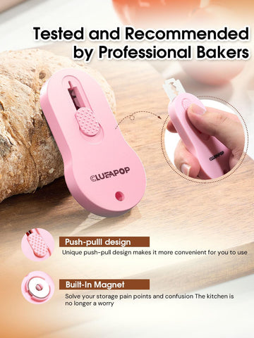 CLUEAPOP lame diseño antideslizante para mayor control al marcar masa.