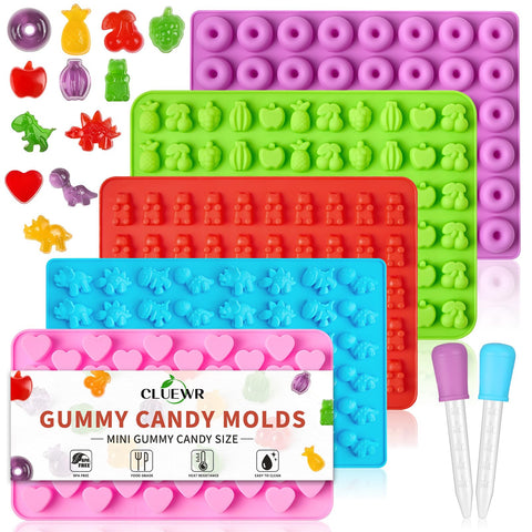 CLUEWR molde gomitas oso para meriendas divertidas y seguras