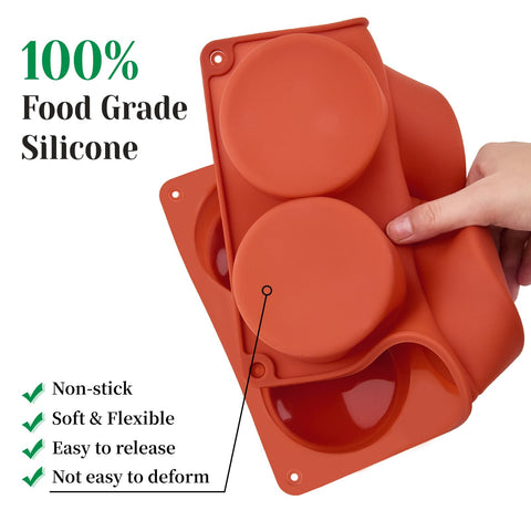 CLUEWR silicona resistente hasta 446°F, ideal para hornear.