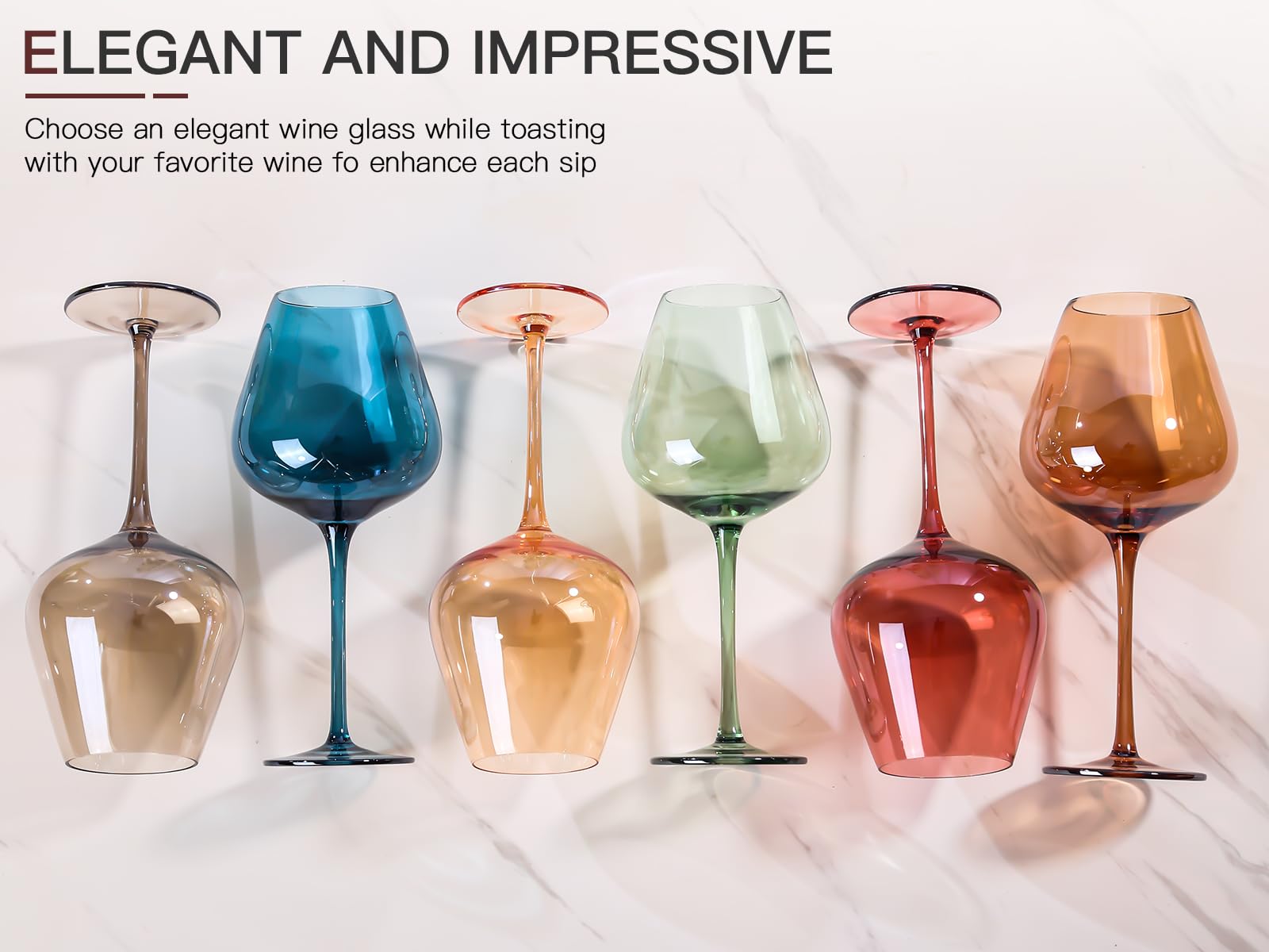 CLUSIVC juego de copas, perfecto para brindar y disfrutar de aromas.
