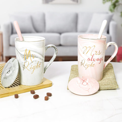 CLVJQ regalo aniversario y boda: tazas para parejas