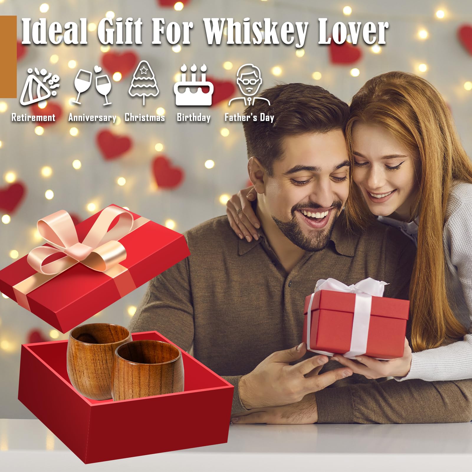 Vaso versátil Clxfcgiv, ideal para whisky, cócteles o café.
