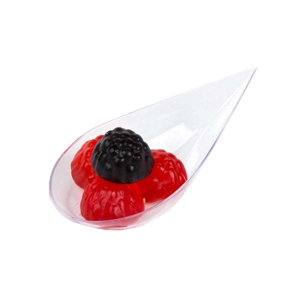 CMJJ Gourmet set desechable para catering transparentes, fácil limpieza