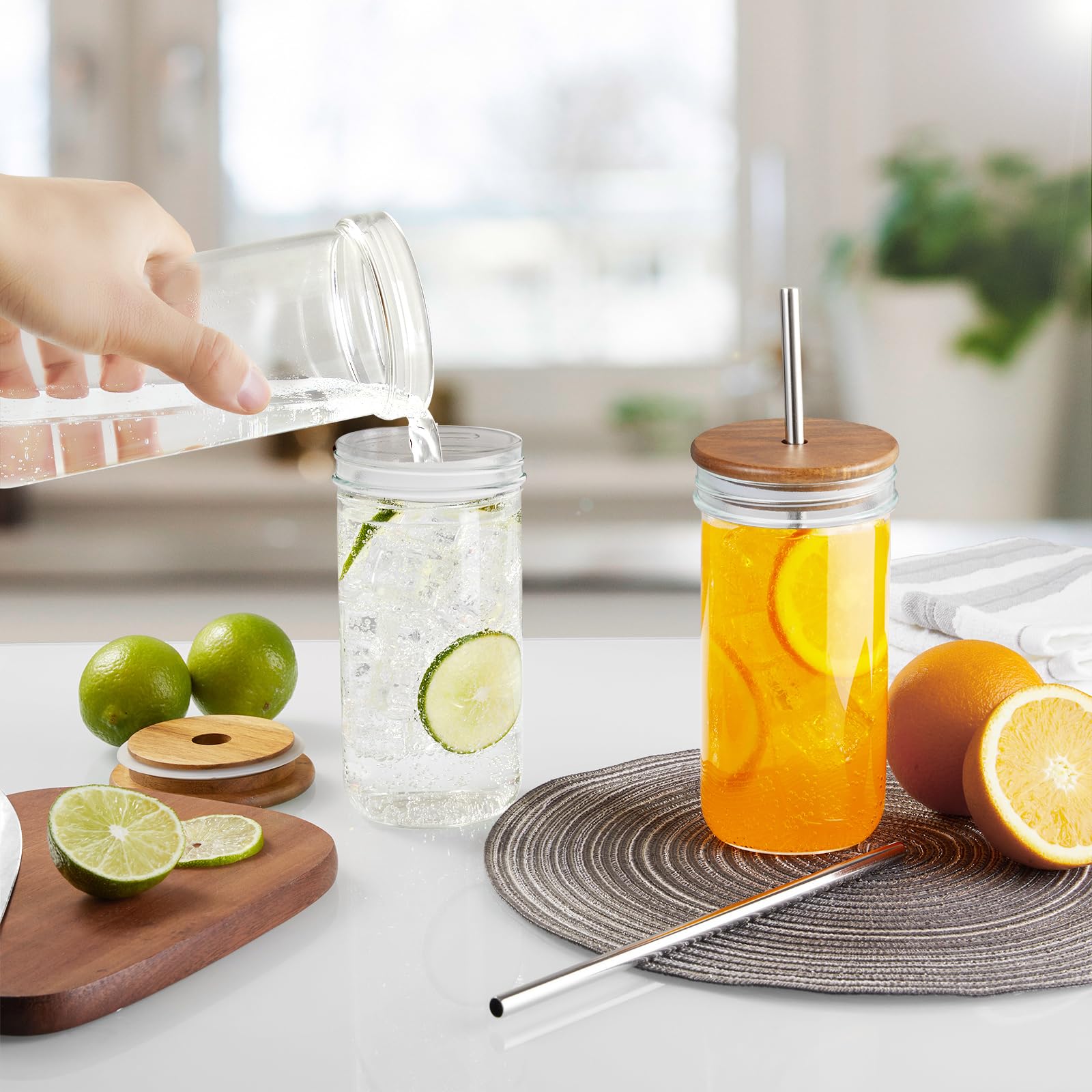 Vasos CMLKLZD para té de burbujas, batidos y bebidas frías.