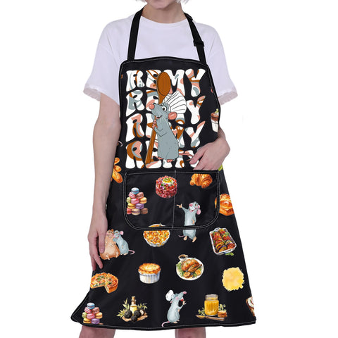 CMNIM Remy Rat Apron regalo: opción divertida para cumpleaños o fiestas.