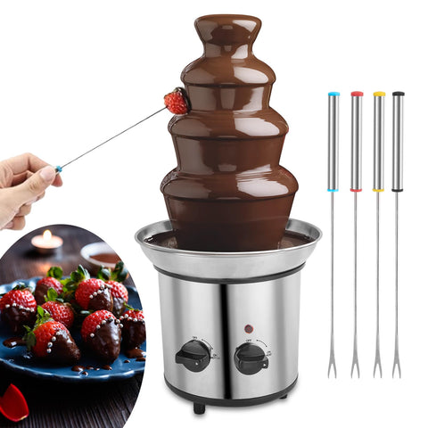 CMOOD fuente chocolate 4 niveles con cascada para fiestas