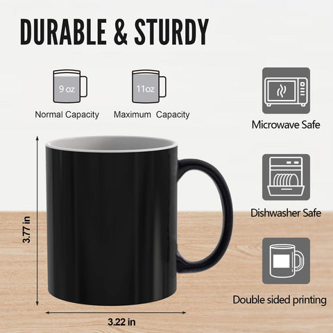 Cn2lxya Barry Wood mug revela sorpresa al calor desde la espalda, ideal para regalos.