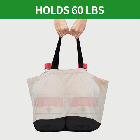 CNaiyunpin bolsa reutilizable lavable y plegable, ahorro de espacio en coche o cocina.
