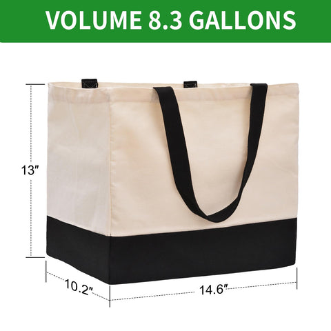 CNaiyunpin bolsas resistentes para 60 libras, ideales para compras y ropa.