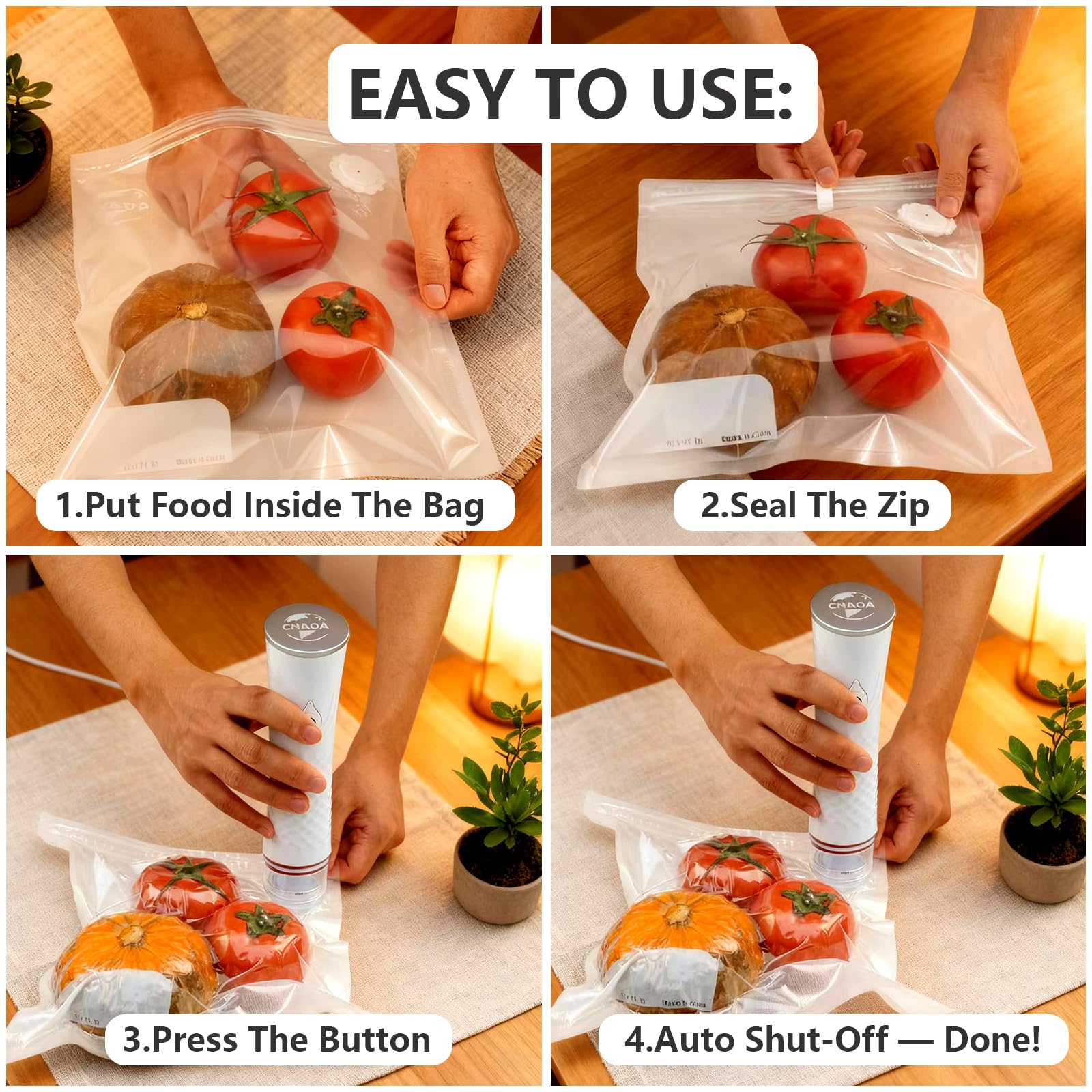 CNAOA uso portátil ideal para cocina y viajes.