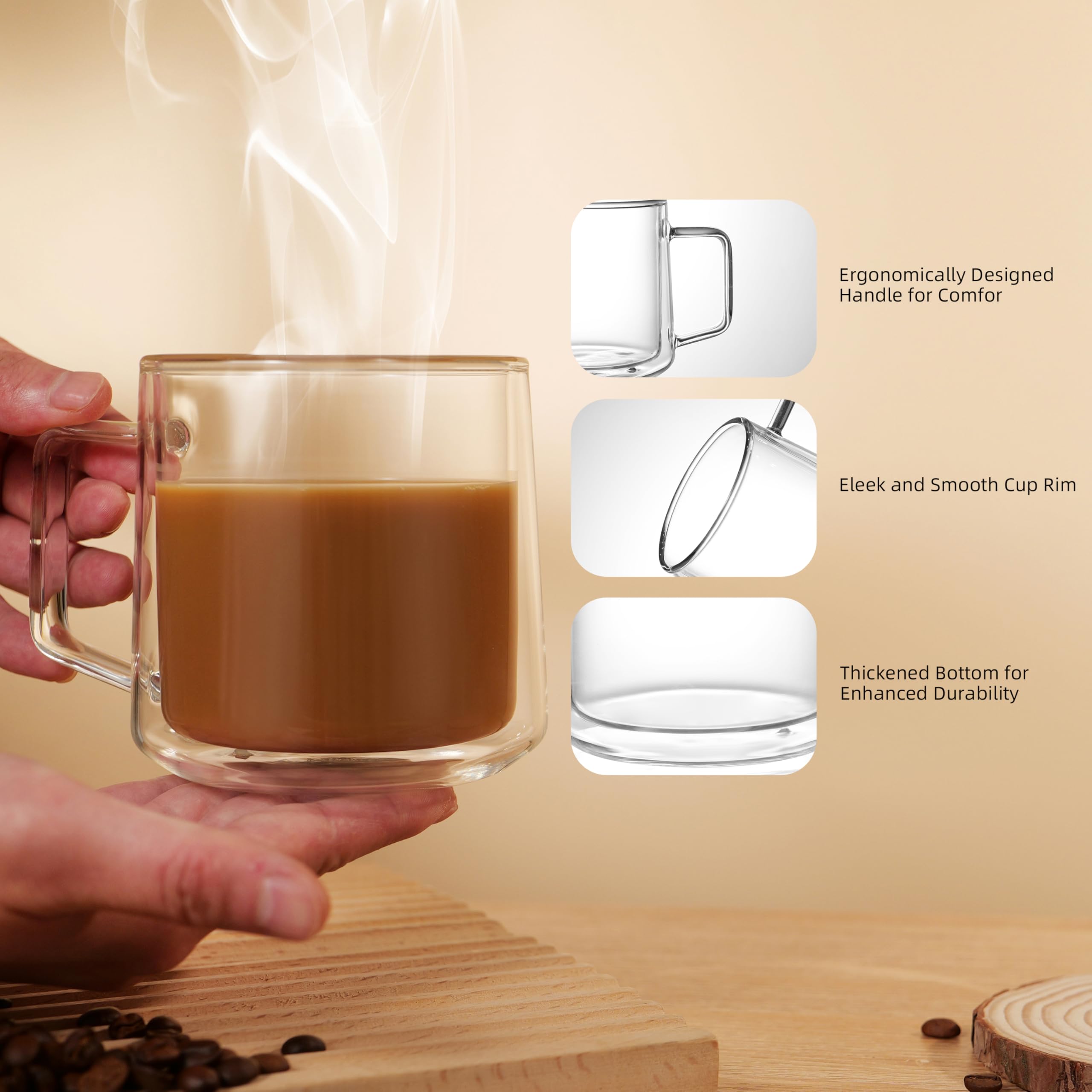 CNGLASS aptas para lavavajillas, microondas y horno para mayor conveniencia.