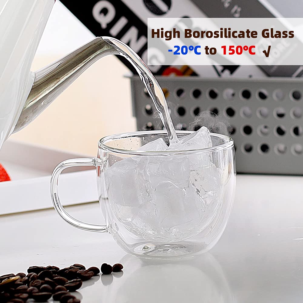 CNGLASS jarras de doble pared en caja regalo elegante.