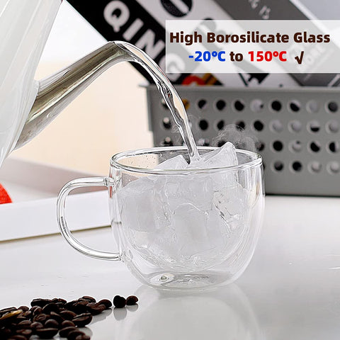 CNGLASS jarras de doble pared en caja regalo elegante.