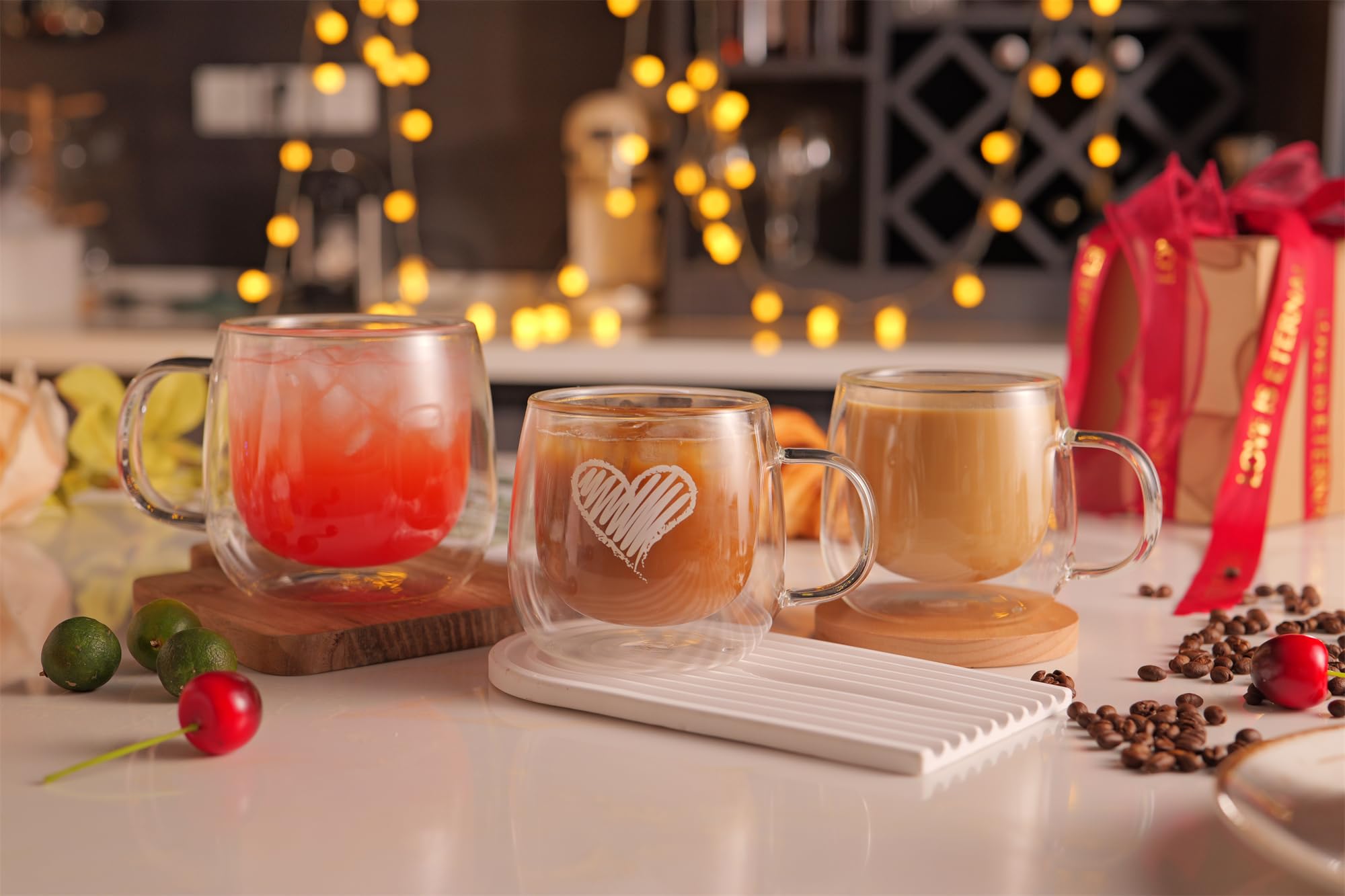 CNGLASS regalo para amantes del café, presentación lista para regalo