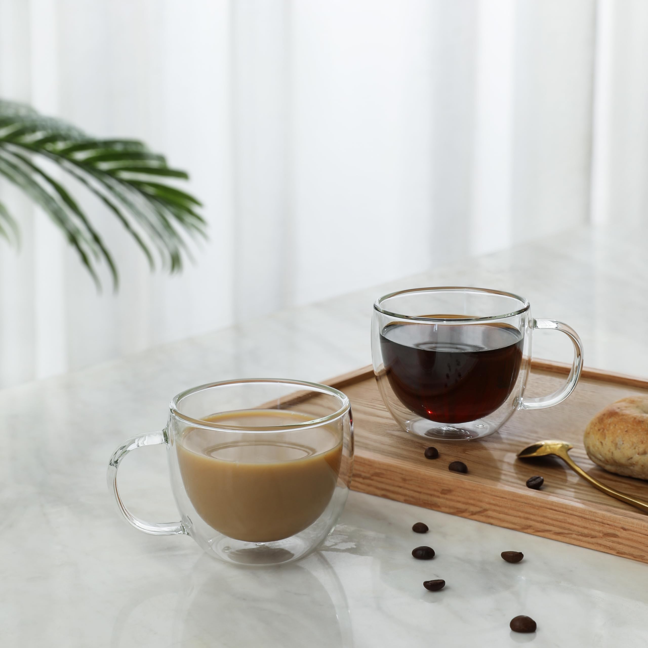 CNGLASS retención de calor suave, mantén tu café a la temperatura.