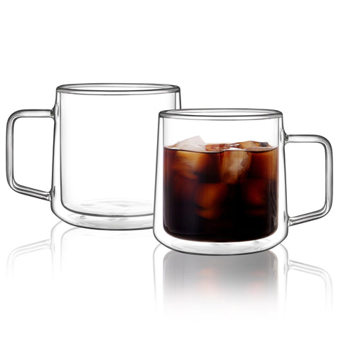 CNGLASS taza 15 oz doble pared, mantiene la bebida caliente más tiempo.