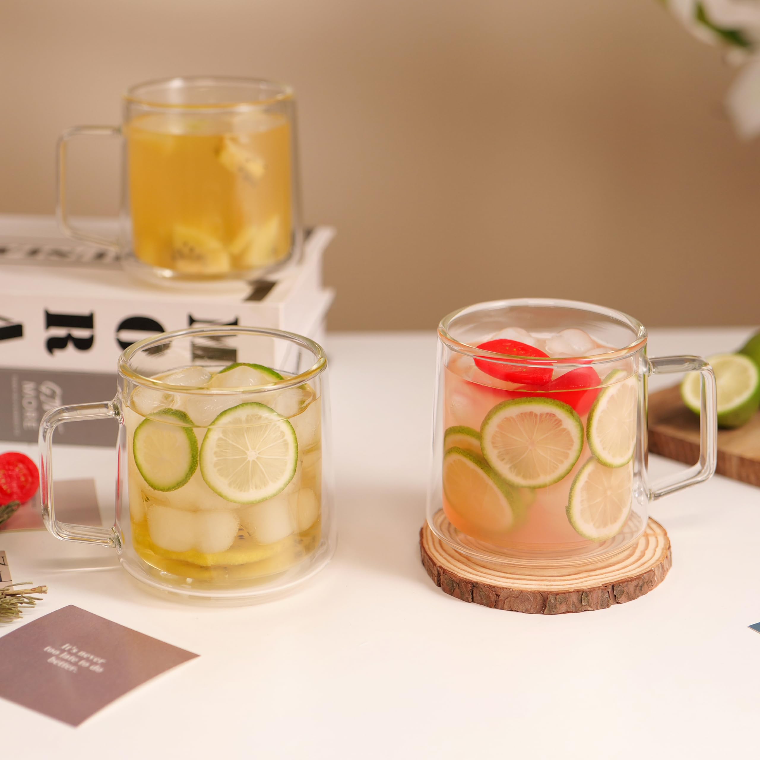 CNGLASS taza apta para lavavajillas, limpieza rápida.